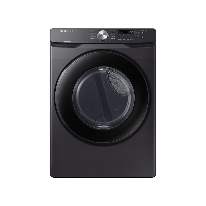 Samsung DVE45T6000V 7.5 Cu. Ft. Electric Dryer With Sensor Dry In Black Stainless Steel