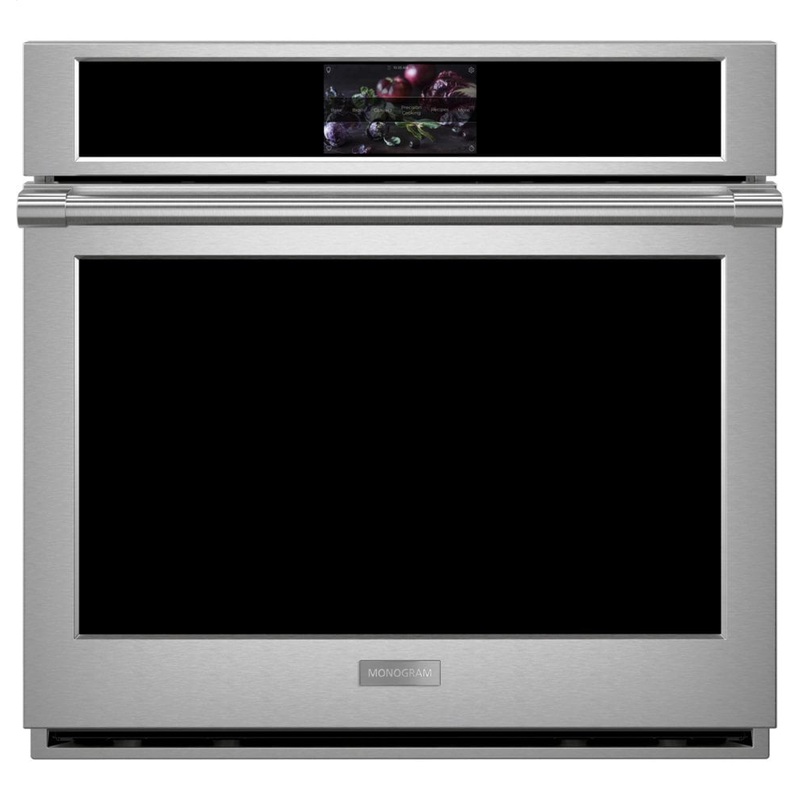 Monogram ZTS90DPSNSS Monogram 30" Smart Electric Convection Single Wall Oven Statement Collection