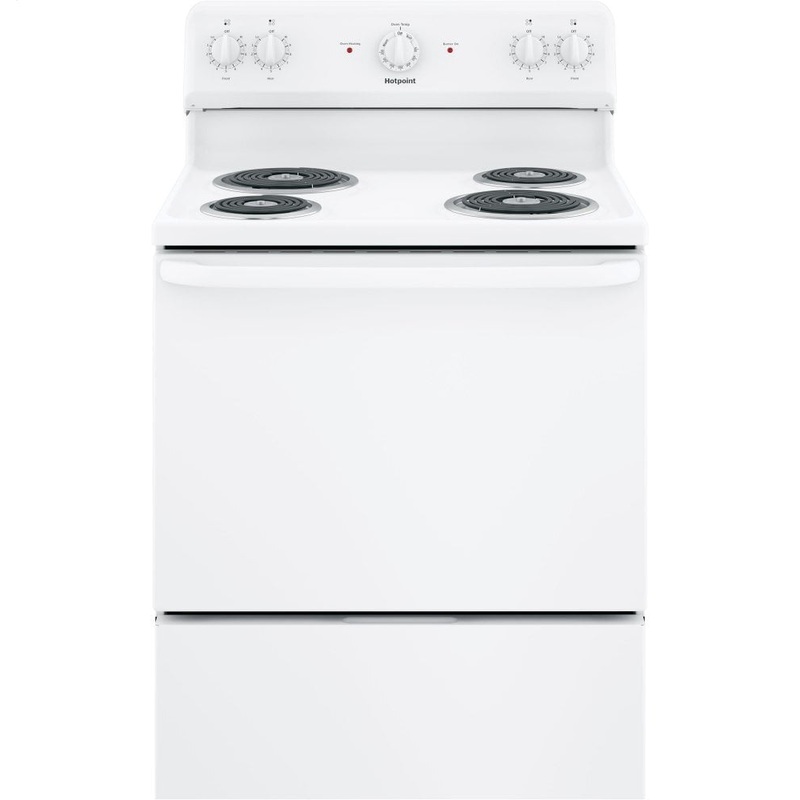 Hotpoint RBS160DMWW Hotpoint 30" Free-Standing Electric Range