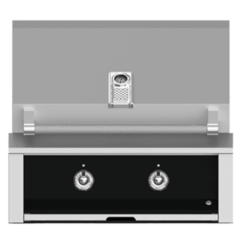 Hestan EAB30NGBK Aspire Series - 30" Natural Gas Built In Grill W/ U-Burners - Stealth / Black