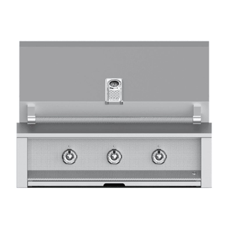 Hestan EAB36NG Aspire Series - 36" Natural Gas Built In Grill W/ U-Burners - Steeletto / Stainless Steel