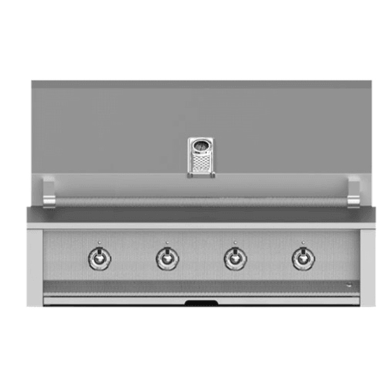 Hestan EAB42NG Aspire Series - 42" Natural Gas Built In Grill W/ U-Burners - Steeletto / Stainless Steel