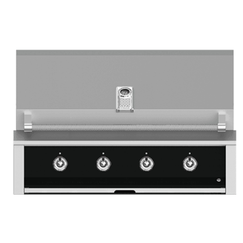 Hestan EAB42NGBK Aspire Series - 42" Natural Gas Built In Grill W/ U-Burners - Stealth / Black