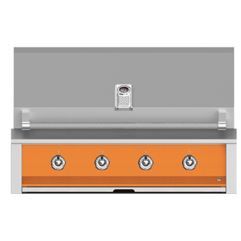 Hestan EAB42NGOR Aspire Series - 42" Natural Gas Built In Grill W/ U-Burners - Citra / Orange