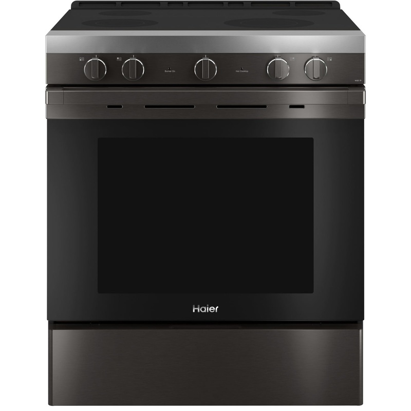 Haier QSS740BNTS 30" Smart Slide-In Electric Range With Convection