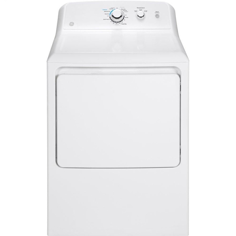 Ge Appliances GTD33EASKWW Ge 7.2 Cu. Ft. Capacity Aluminized Alloy Drum Electric Dryer