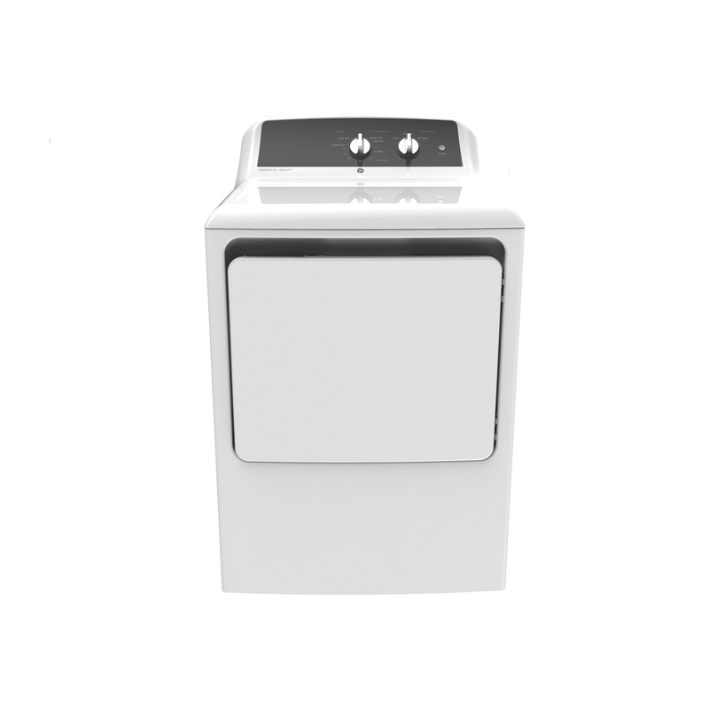 Ge Appliances GTX52EASPWB Ge 6.2 Cu. Ft. Capacity Aluminized Alloy Drum Electric Dryer