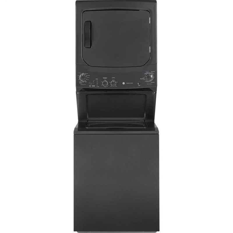 Ge Appliances GUD27GSPMDG Ge Unitized Spacemaker 3.8 Cu. Ft. Capacity Washer With Stainless Steel Basket And 5.9 Cu. Ft. Capacity Gas Dryer