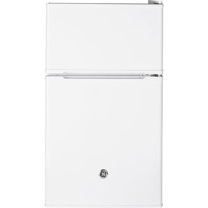 Ge Appliances GDE03GGKWW Ge Double-Door Compact Refrigerator
