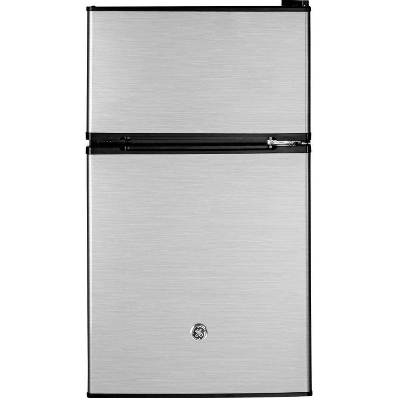Ge Appliances GDE03GLKLB Ge Double-Door Compact Refrigerator
