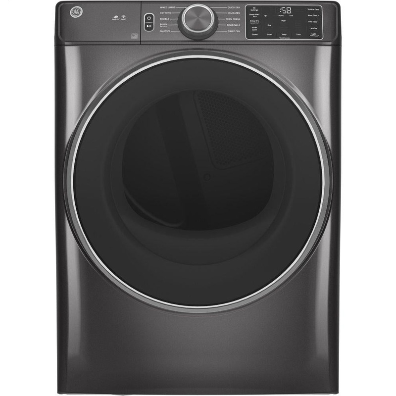 Ge Appliances GFD55ESPNDG Ge 7.8 Cu. Ft. Capacity Smart Front Load Electric Dryer With Sanitize Cycle