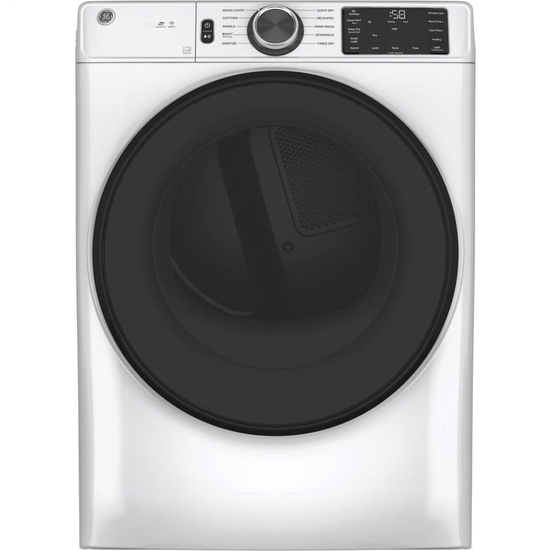 Ge Appliances GFD55ESSNWW Ge 7.8 Cu. Ft. Capacity Smart Front Load Electric Dryer With Sanitize Cycle