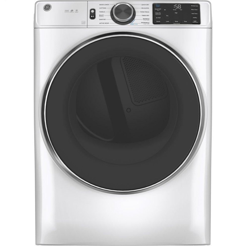 Ge Appliances GFD65ESSNWW Ge 7.8 Cu. Ft. Capacity Smart Front Load Electric Dryer With Steam And Sanitize Cycle
