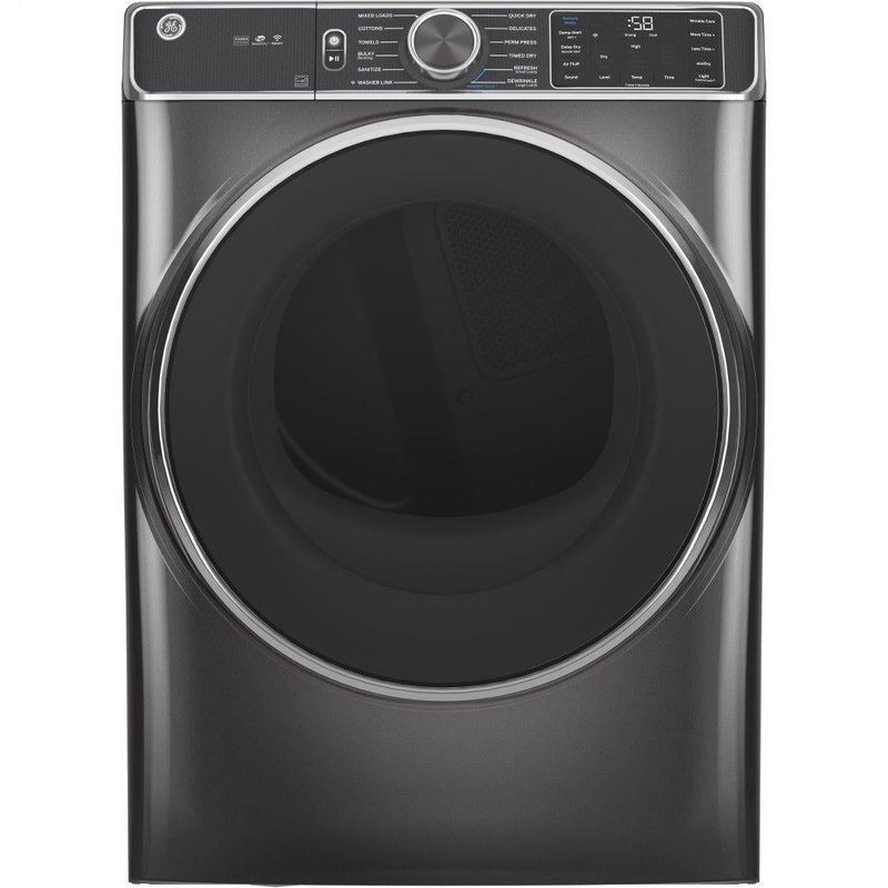 Ge Appliances GFD85ESPNDG Ge 7.8 Cu. Ft. Capacity Smart Front Load Electric Dryer With Steam And Sanitize Cycle
