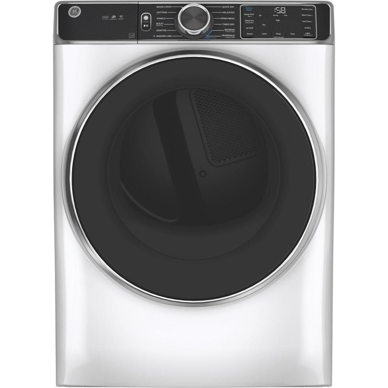 Ge Appliances GFD85ESSNWW Ge 7.8 Cu. Ft. Capacity Smart Front Load Electric Dryer With Steam And Sanitize Cycle
