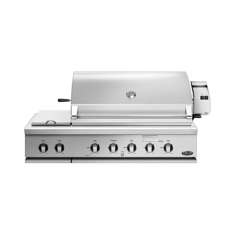 Dcs BH148RSN 48" Grill, Rotisserie And Side Burners, Natural Gas