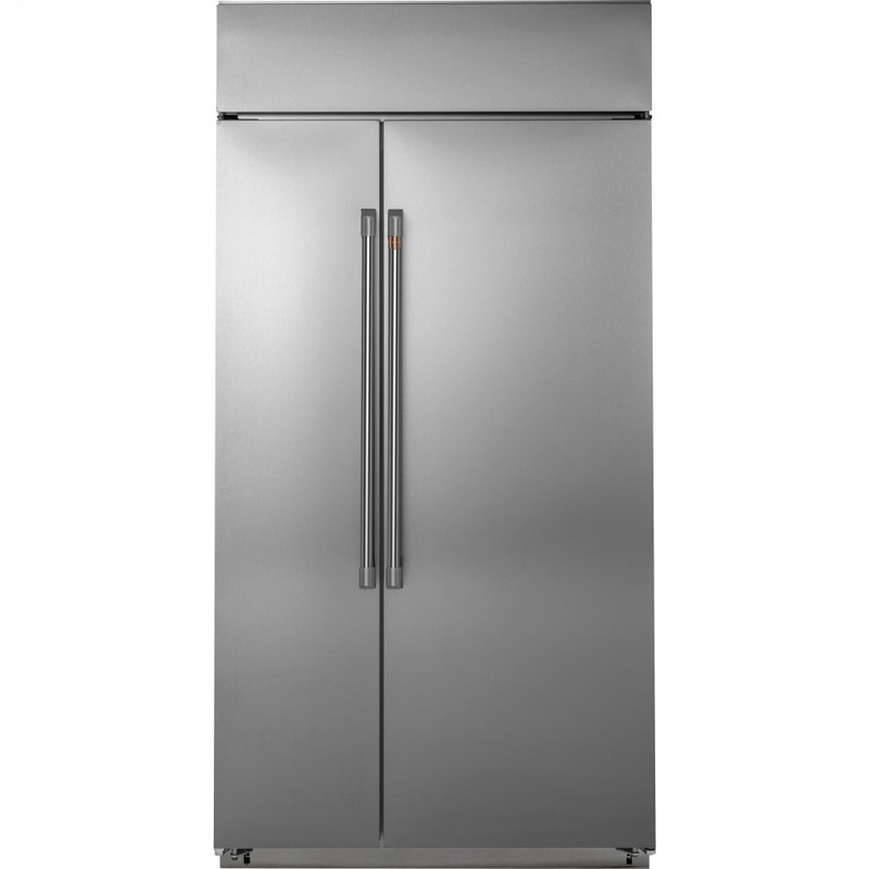Cafe CSB48WP2NS1 Caf 48" Smart Built-In Side-By-Side Refrigerator