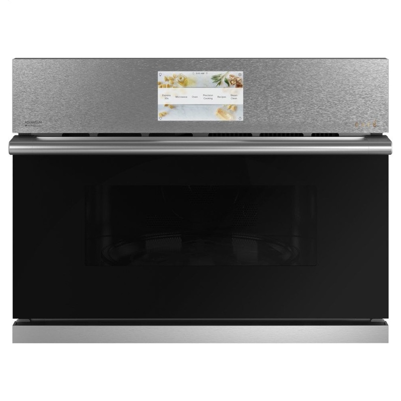 Cafe CSB912M2NS5 Caf 27" Smart Five In One Oven With 120V Advantium Technology In Platinum Glass