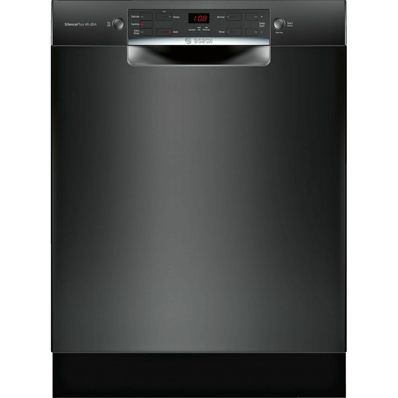 Bosch SGE53X56UC 300 Series Dishwasher 24'' Black Sge53X56Uc