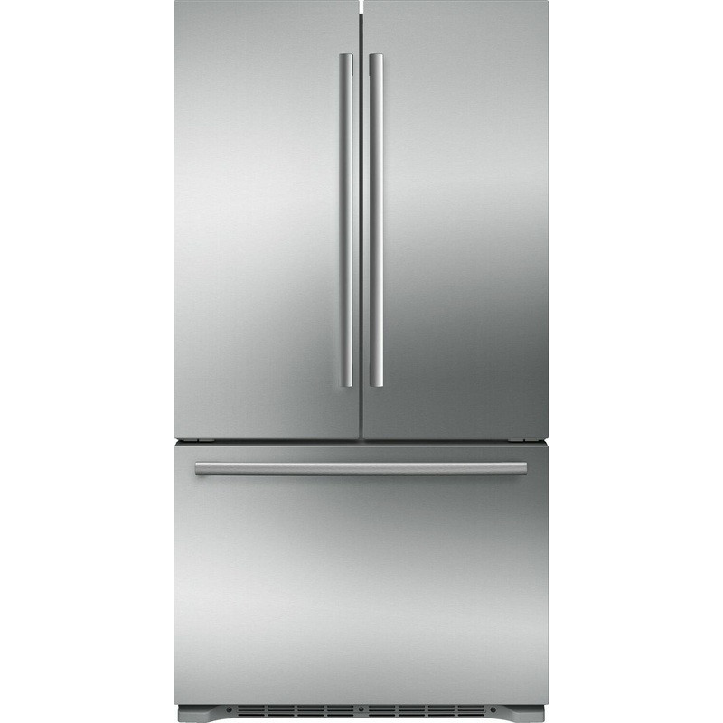 Bosch B21CT80SNS 800 Series French Door Bottom Mount Refrigerator 36'' Easy Clean Stainless Steel B21Ct80Sns