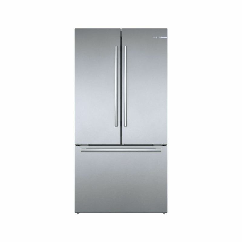 Bosch B36CT80SNS 800 Series French Door Bottom Mount Refrigerator 36'' Easy Clean Stainless Steel B36Ct80Sns