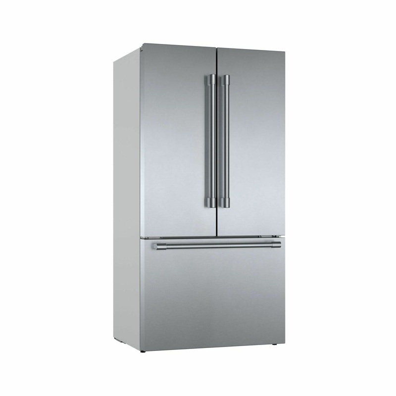 Bosch B36CT81SNS 800 Series French Door Bottom Mount Refrigerator 36'' Easy Clean Stainless Steel B36Ct81Sns