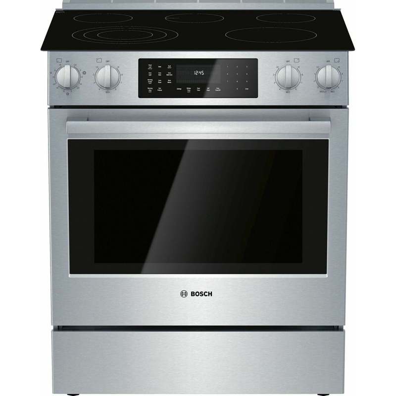 Bosch HEIP056U Benchmark Electric Slide-In Range 30'' Stainless Steel Heip056U