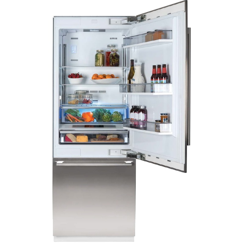 Blomberg Appliances BRFB1920SS 30" Built-In Fridge, Stainless Steel, With Ice