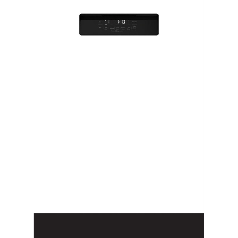 Blomberg Appliances DWT52600WIH 24" Tall Tub Integrated Handle Dishwasher 5 Cycle Front Control White 48 Dba