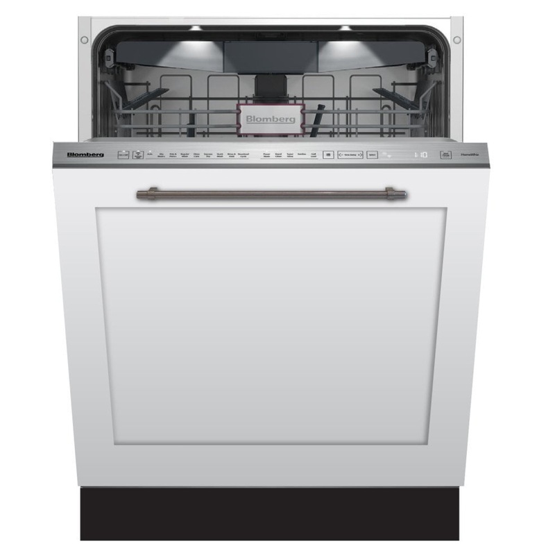 Blomberg Appliances DWT81800FBI 24" Tall Tub Dishwasher 8 Cycles Top Control 3Rd Rack Full Integrated Panel Overlay 45Dba