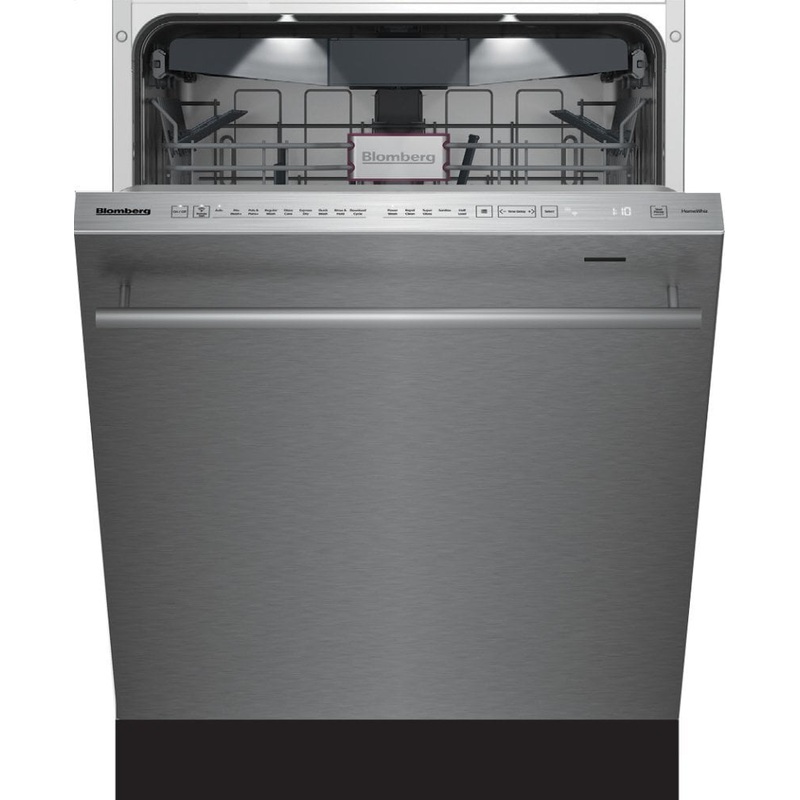 Blomberg Appliances DWT81800SS 24" Tall Tub Dishwasher 8 Cycles Top Control 3Rd Rack Stainless 45Dba