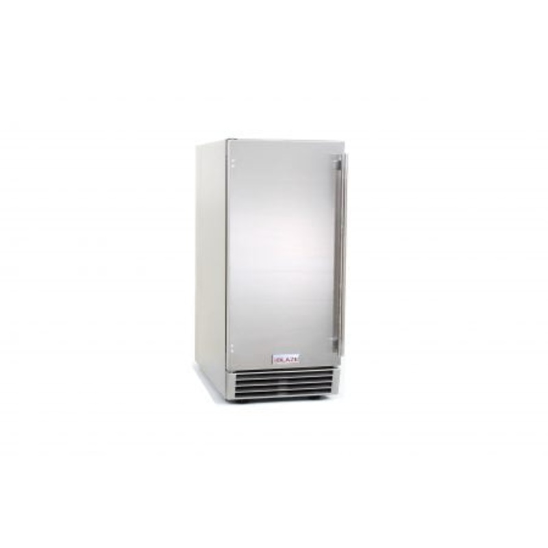 Blaze Grills BLZICEMKR50GR Blaze 50 Lb. 15 Inch Outdoor Ice Maker With Gravity Drain