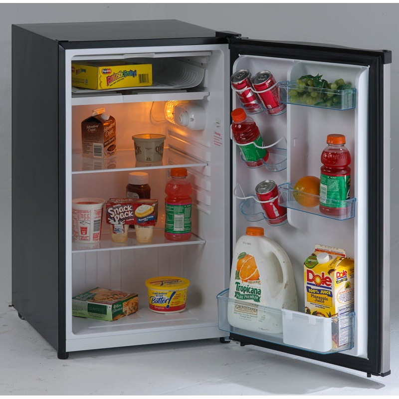 Avanti RM4436SS 4.4 Cf Counterhigh Refrigerator - Black W/Stainless Steel Door