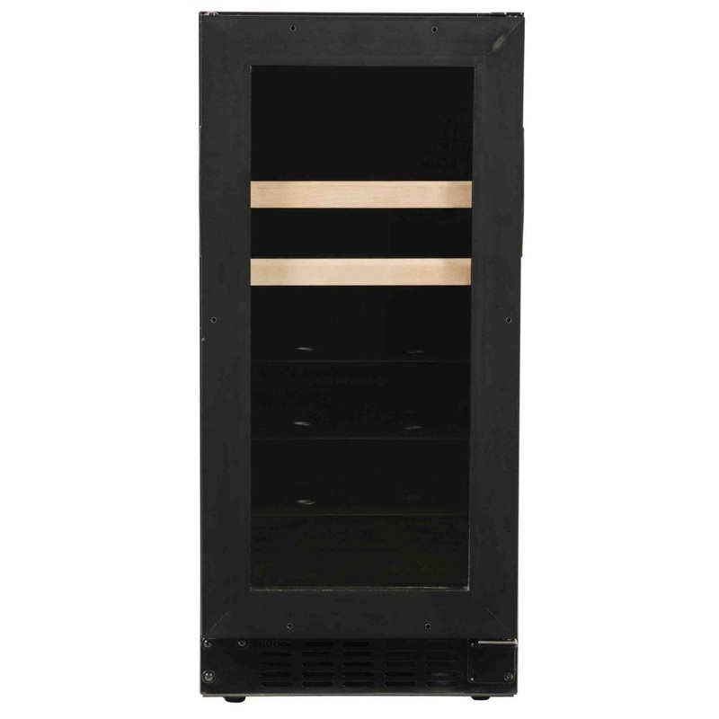 Azure Home Products A115BEVO Beverage Center - 15" Glass Door W/ Overlay