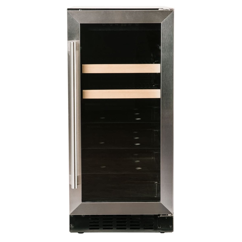 Azure Home Products A115BEVS Beverage Center 1.0 - 15" Glass Door W/ Stainless