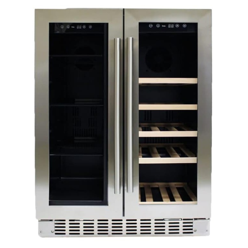 Azure Home Products A124DZS Dual Zone Beverage/Wine Center