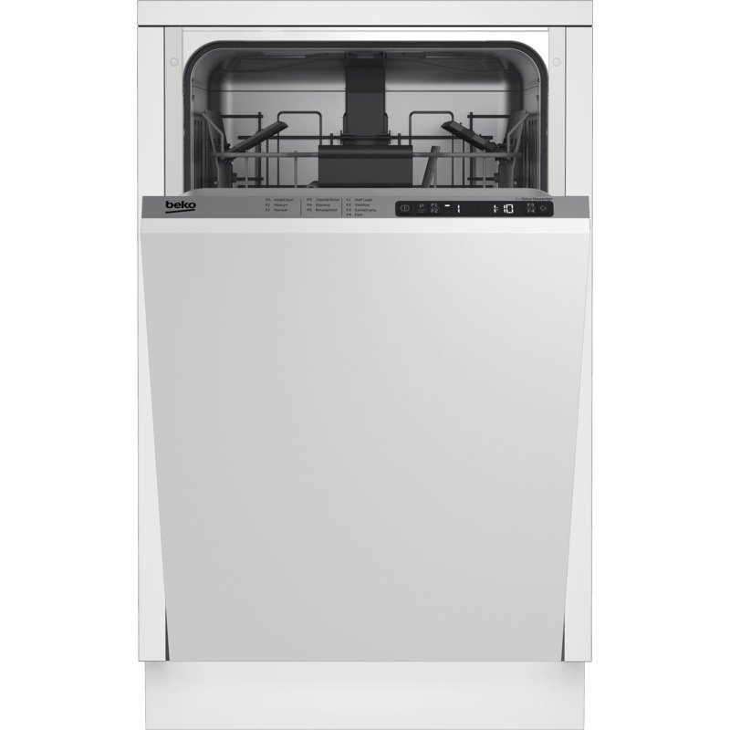 Beko DIS25842 Slim Size Dishwasher, 8 Place Settings, 48 Dba, Fully Integrated Panel Ready