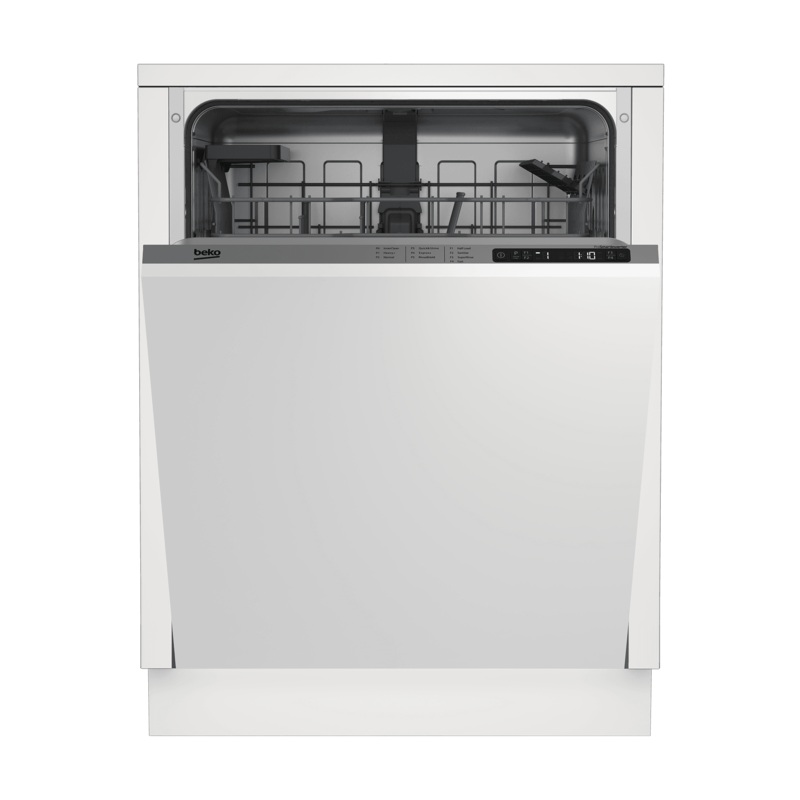 Beko DIT25401 Tall Tub Dishwasher, 14 Place Settings, 48 Dba, Fully Integrated Panel Ready