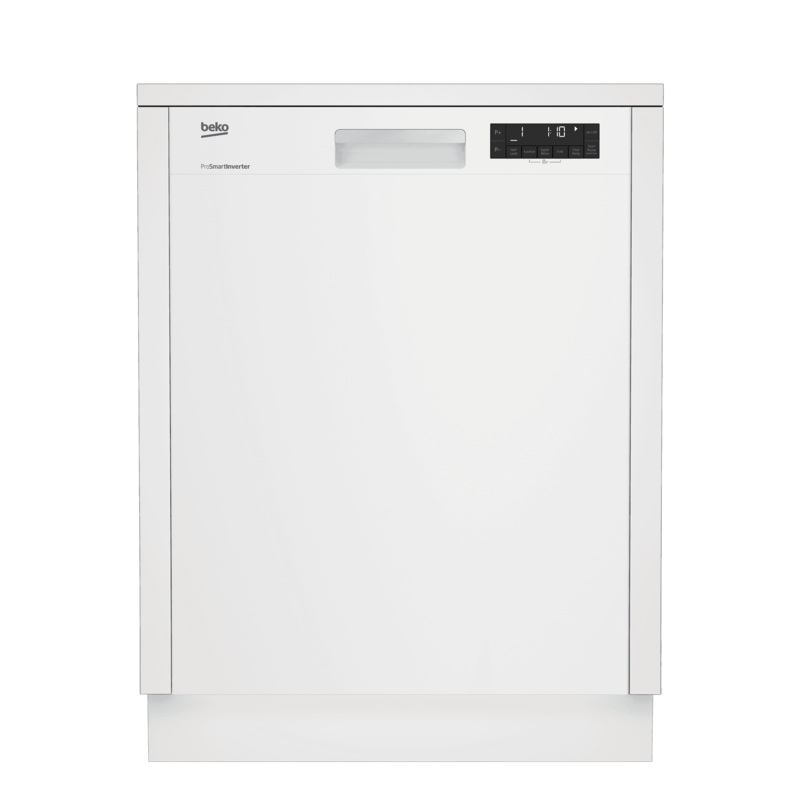 Beko DUT25401W Tall Tub White Dishwasher, 14 Place Settings, 48 Dba, Front Control