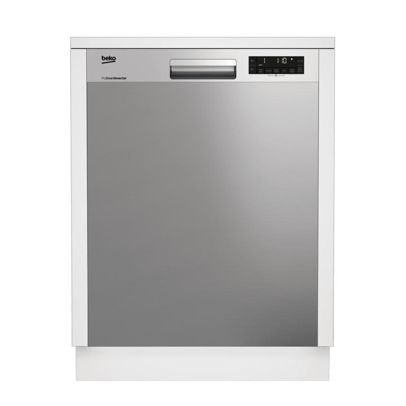 Beko DUT25401X Tall Tub Stainless Steel Dishwasher, 14 Place Settings, 48 Dba, Front Control