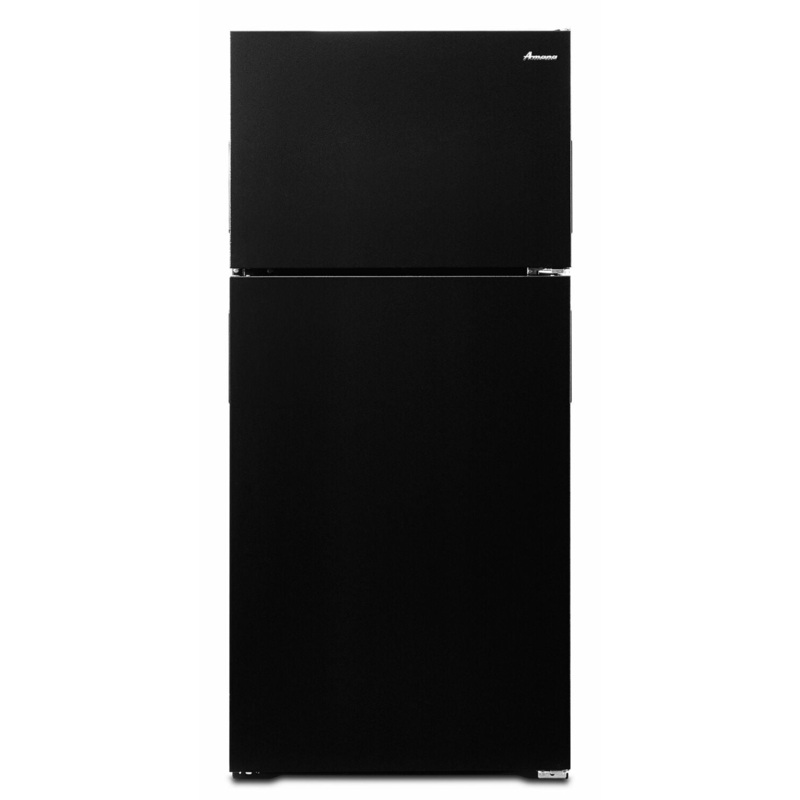Amana ART104TFDB 28-Inch Top-Freezer Refrigerator With Dairy Bin - Black
