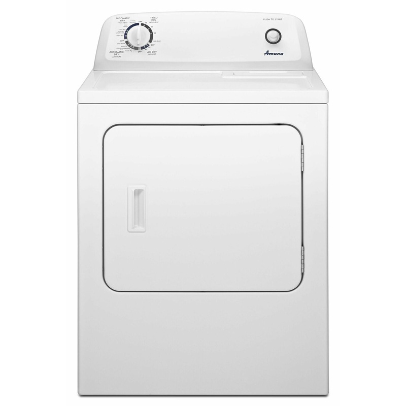 Amana NED4655EW 6.5 Cu. Ft. Electric Dryer With Wrinkle Prevent Option - White