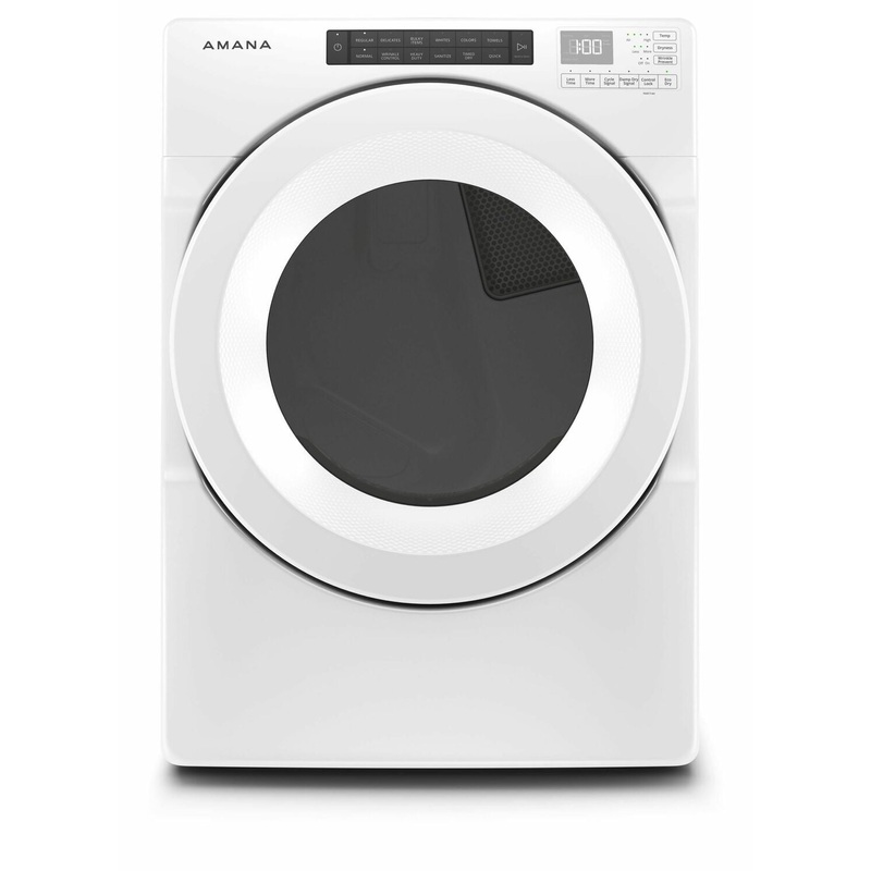 Amana NED5800HW 7.4 Cu. Ft. Front-Load Dryer With Sensor Drying - White