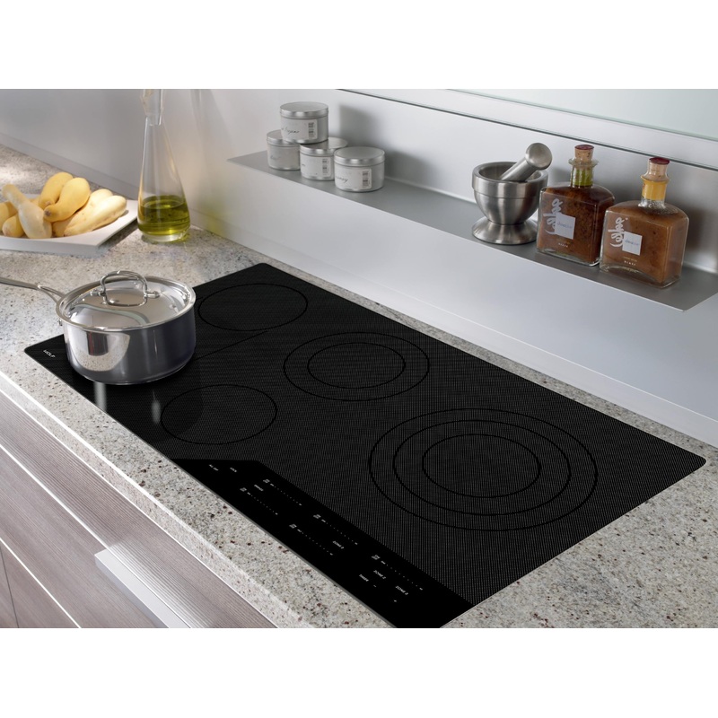 Wolf CE365CB208 36" Contemporary Electric Cooktop