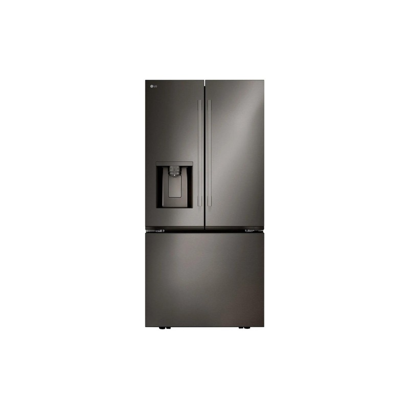 Lg LF25H6330D 25 Cu.Ft. 3-Door French Door Refrigerator With New Hybrid Handle Design And External Ice And Water Dispenser