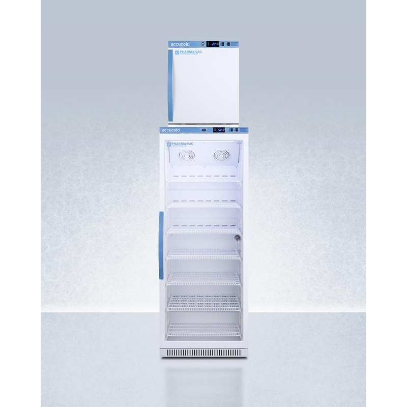 Summit ARG12PVAFZ1PVSTACK 24" Wide Performance Series All-Refrigerator/All-Freezer Combination