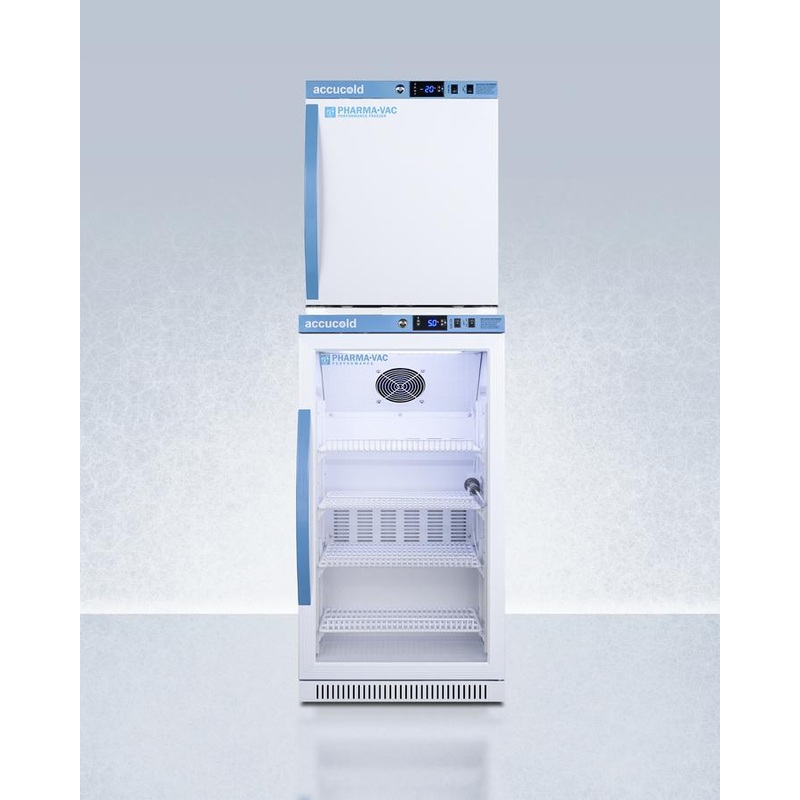 Summit ARG31PVBIADAAFZ1PVSTACK 20" Wide Performance Series All-Refrigerator/All-Freezer Combination