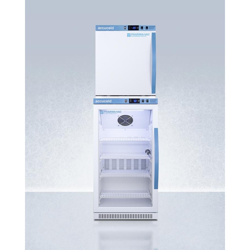 Summit ARG31PVBIADAAFZ1PVSTACKLHD 20" Wide Performance Series All-Refrigerator/All-Freezer Combination
