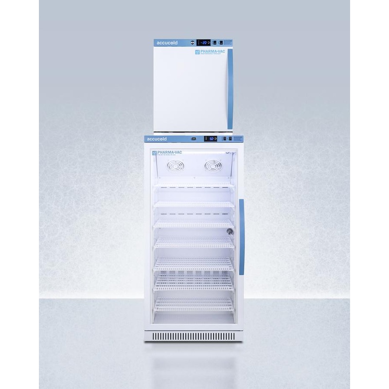 Summit ARG8PVAFZ1PVSTACKLHD 24" Wide Performance Series All-Refrigerator/All-Freezer Combination