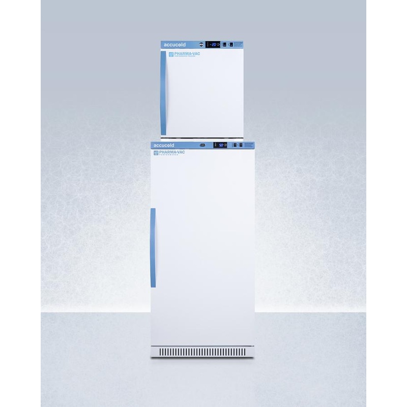 Summit ARS8PVAFZ1PVSTACK 24" Wide Performance Series All-Refrigerator/All-Freezer Combination